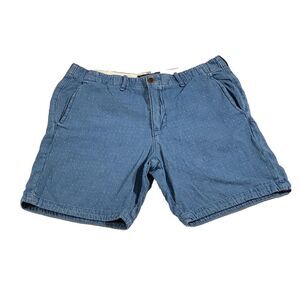 Abercrombie‎ & Fitch Blue Polka Dot Men's Shorts Size 33